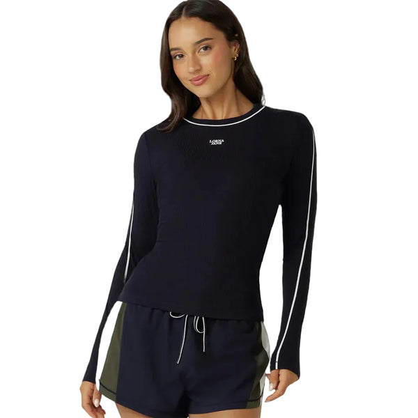 Lorna Jane Streamline Rib Long Sleeve Top