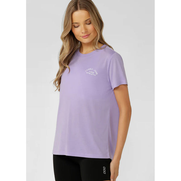 Lorna Jane Lotus T-Shirt – Violet Lilac
