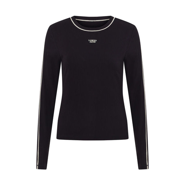 Lorna Jane Streamline Rib Long Sleeve Top