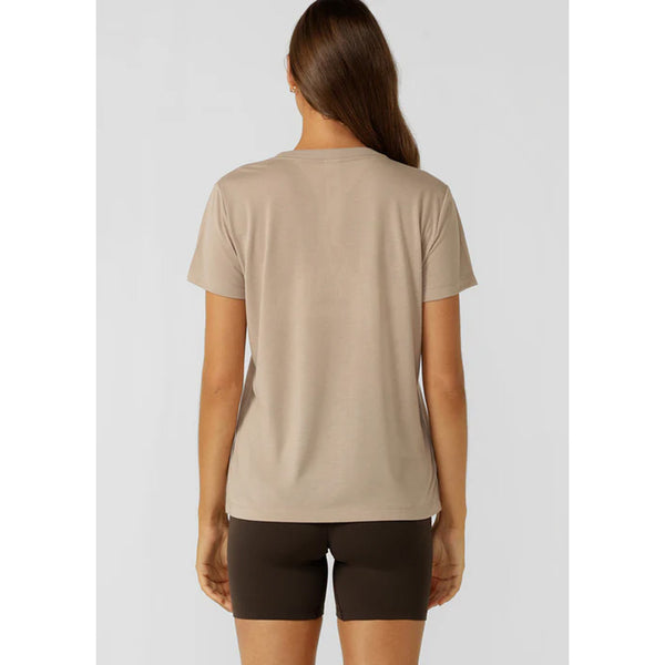 Lorna Jane Lotus T Shirt – Latte