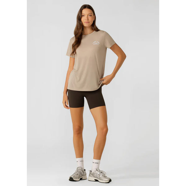 Lorna Jane Lotus T Shirt – Latte