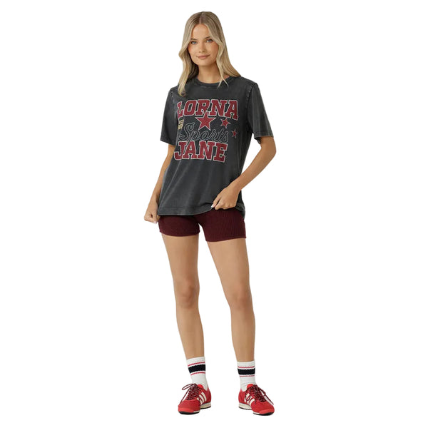 Lorna Jane Varsity Washed Relaxed T-Shirt