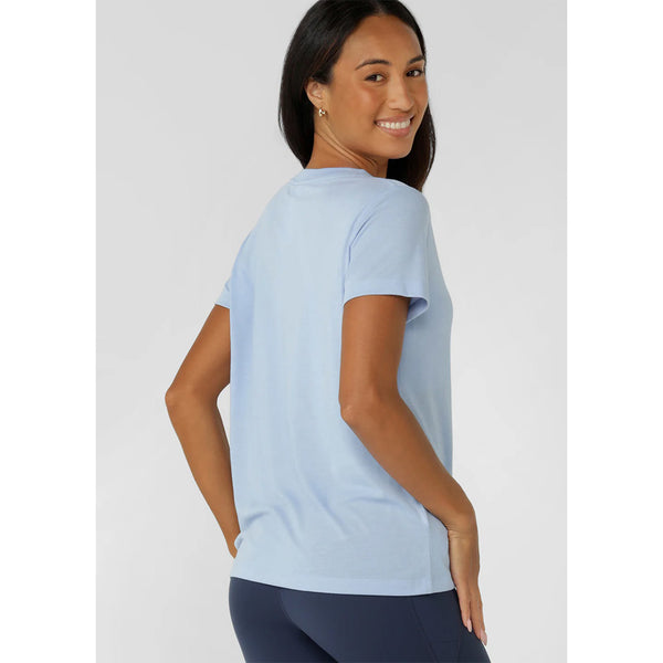 Lorna Jane Lotus T-Shirt - Petal Blue