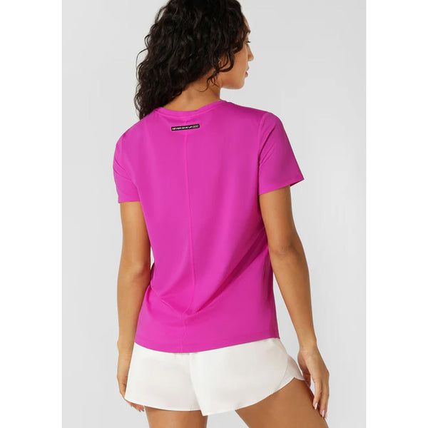 Lorna Jane Never Give Up Active T-Shirt – Electric Pink