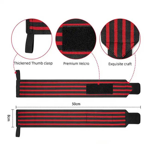 Gym Weight Training Wrist Wraps