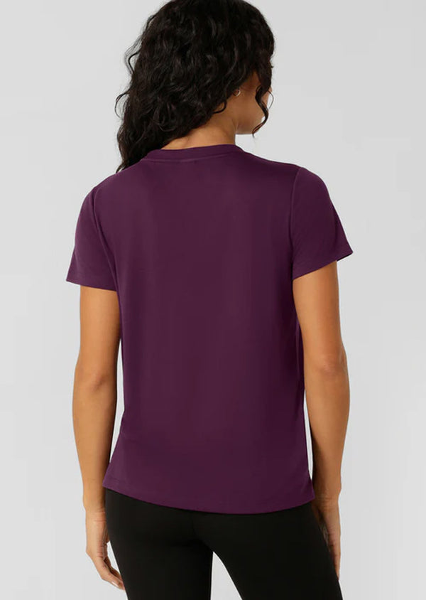 Lorna Jane Lotus T-Shirt – Dark Grape