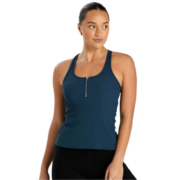 Abi and Joseph Endless Summer Zip Front Racerback Tank