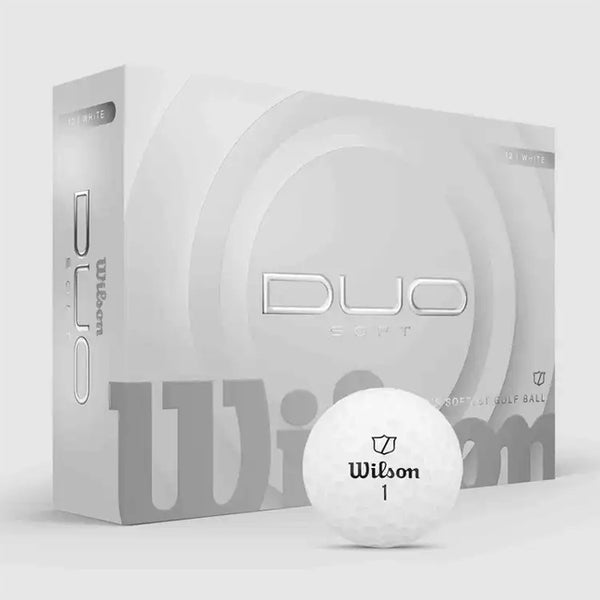 Wilson Duo Soft 2025 White Golf Balls – set of 3 balls