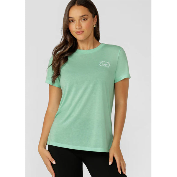 Lorna Jane Lotus T-Shirt – Mint Cream