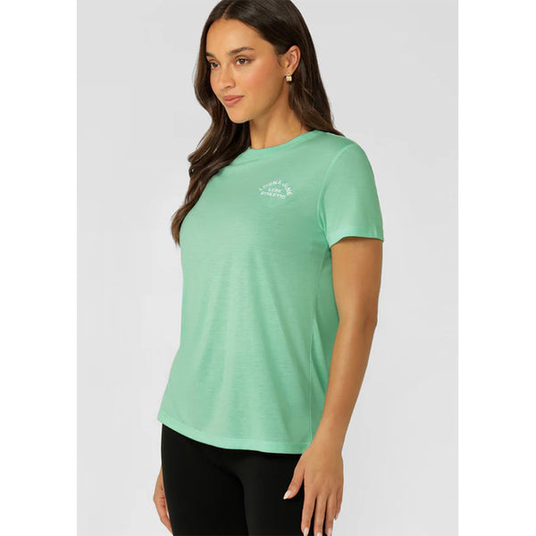 Lorna Jane Lotus T-Shirt – Mint Cream