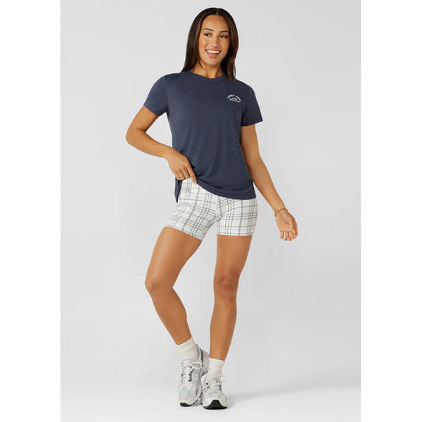 Lorna Jane Lotus T-Shirt – Platinum Navy Marl