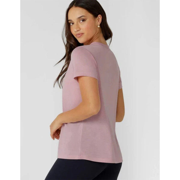 Lorna Jane Lotus T-Shirt - Dusty Rose