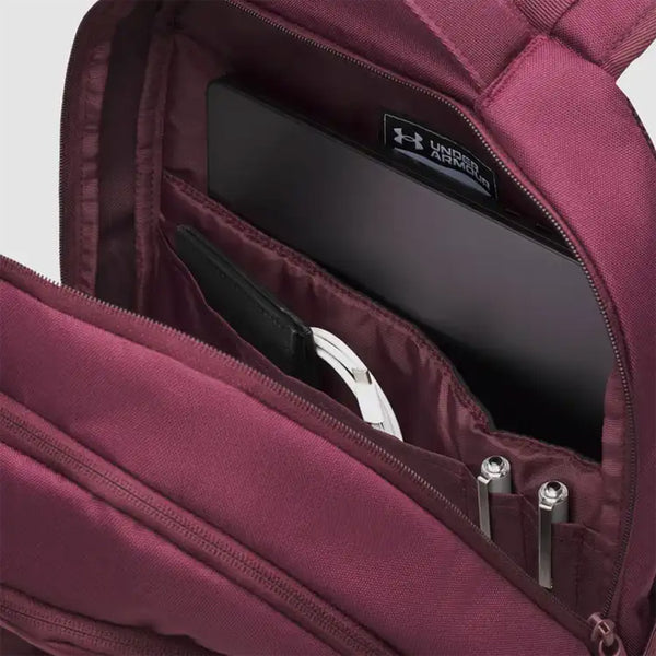 Under Armour Unisex Hustle 6.0 Backpack - Dark Maroon