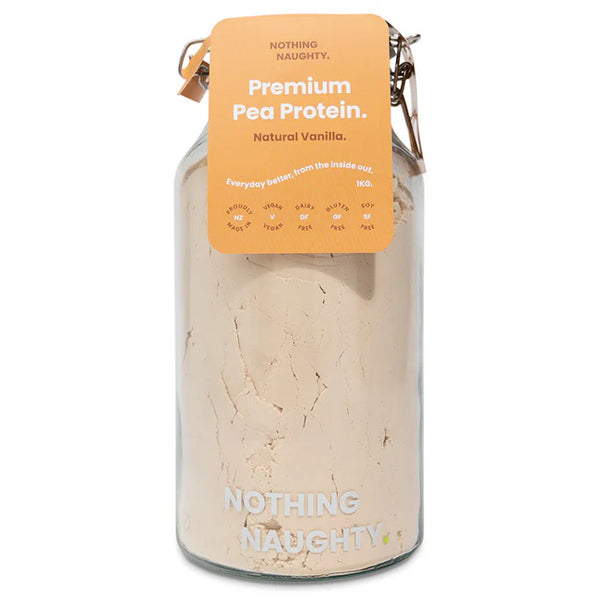 Nothing Naughty Premium Pea Protein - 1kg Jar