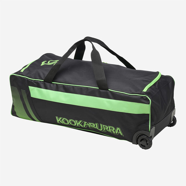 Kookaburra Pro 4.0 Cricket Wheelie Bag - Black/Lime