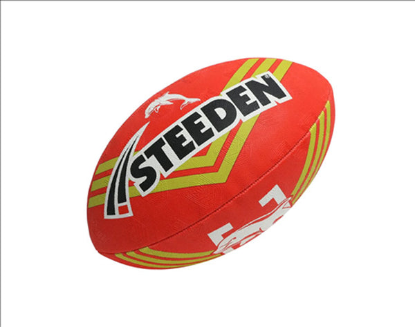Steeden NRL Supporter Balls – Dolphins (11 inch)