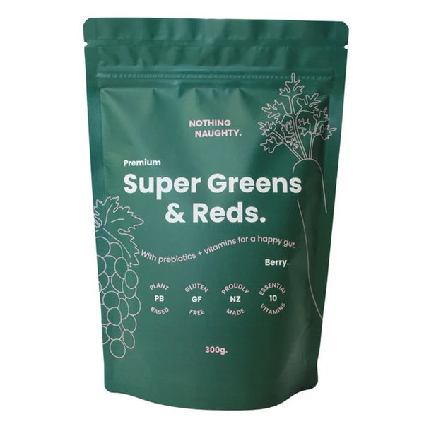 Nothing Naughty Premium Super Greens & Reds 300g