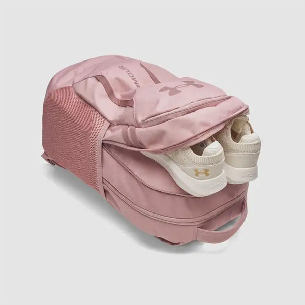 Under Armour Hustle 6.0 Backpack - Tourmaline Pink/Maroon Mist