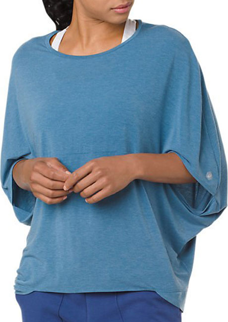 ASICS WOMEN'S SHORT SLEEVED DRAPE TOP