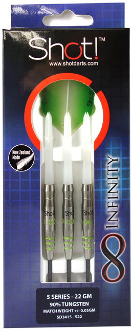 SHOT INFINITY 5 SERIES 90% TUNGSTEN DART