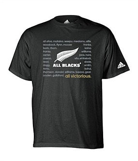 ADIDAS ALL BLACKS VICTORIOUS RUGBY TEE
