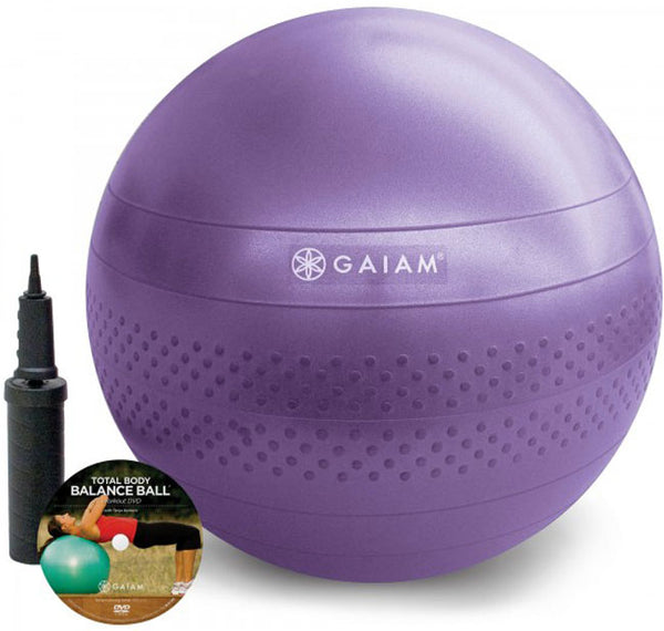 GAIAM BALANCE SWISS BALL KIT 55CM