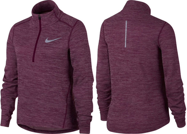 Nike Girl's Half Zip long Sleeve Run Top