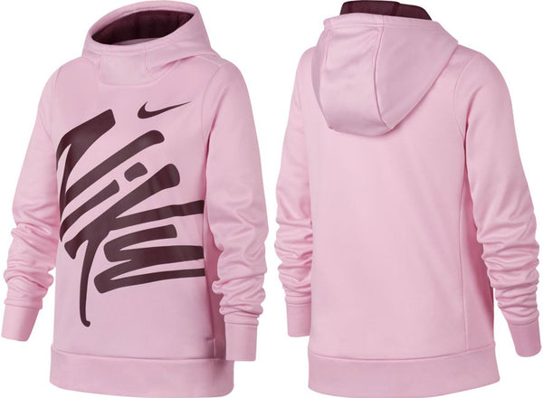 Nike women's therma fleece graphic training hoodie hotsell