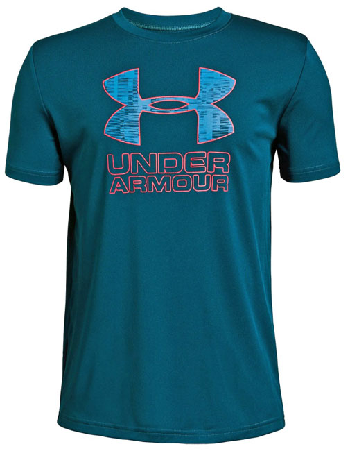 Under Armour Junior Print Filled Logo Te