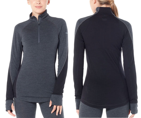 Icebreaker BodyfitZone Merino 260 Zone LS Half Zip Womens Thermal Top