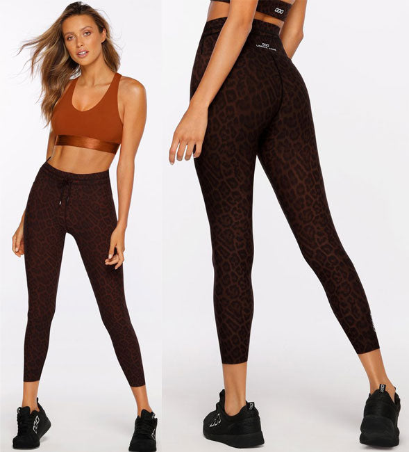 Ankle Leggings Lorna Jane Leopard Print Tights Lorna Jane