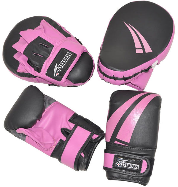 STEEDEN PRINCESS FOCUS PAD AND MITT SET