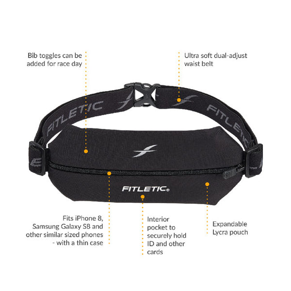 Fitletic Mini Sport Belt Runners Pouch