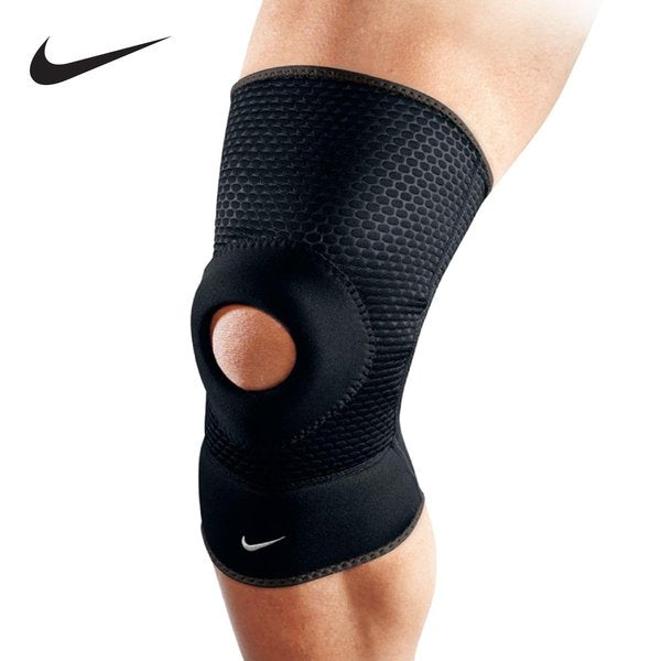 NIKE OPEN PATELLA KNEE SLEEVE BLK/CHAR