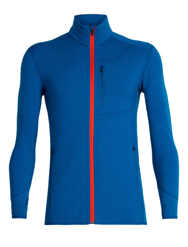 ICEBREAKER MEN DESCENDER LONG SLEEVE ZIP