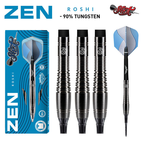 Zen Roshi Steel Tip Dart Set-90% Tungste