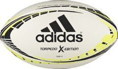 TORPEDO X-EBITION SZ 4 RUGBY BALL WHITE