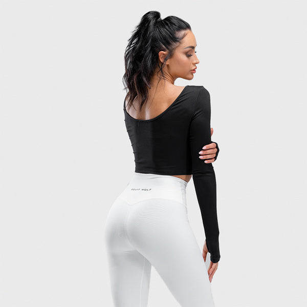 Squat Wolf Warrior Crop Tee