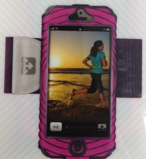 NATHAN SONIC BOOM iPHONE 5 PINK/PURP CAS