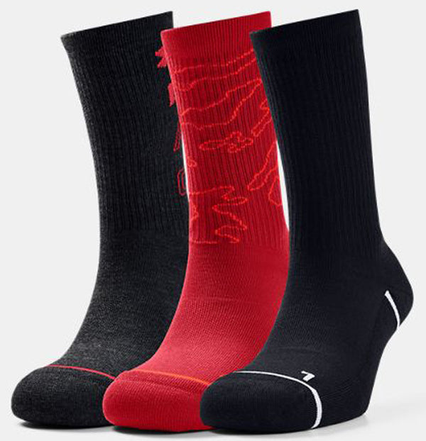 Under Armour Mens Phenom Crew Socks 3 pk