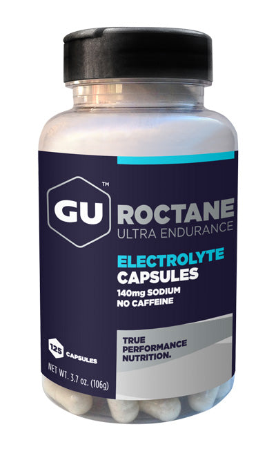 Gu Roctane Electrolyte Capsules Bottle