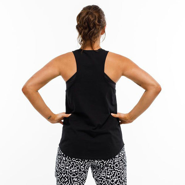 Rose Road Racerback Singlet with logo
