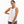Load image into Gallery viewer, Rose Road Racerback Singlet – White Pink
