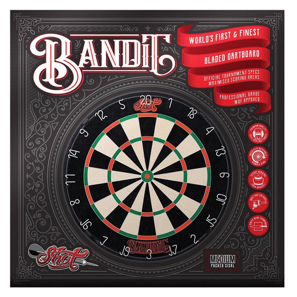 Shot Darts Bandit Bristle Match Board