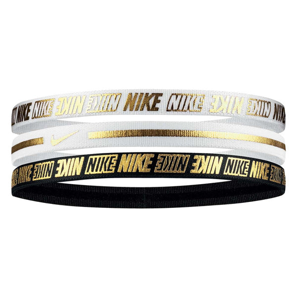Nike Metallic Headbands 3 pack