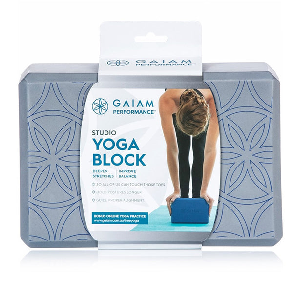 Gaiam Studio Yoga Block Printed