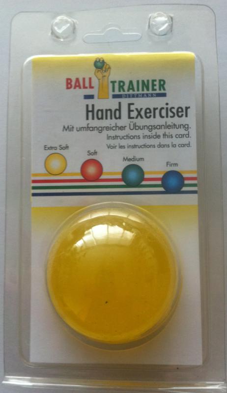 BALL TRAINER HAND EXERCISE YELL XTRASOFT