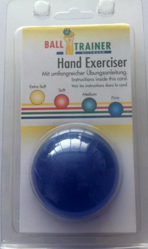 BALL TRAINERHAND EXERCISER  BLUE FIRM