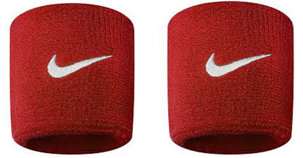 Nike Swoosh Wristband Red/ White