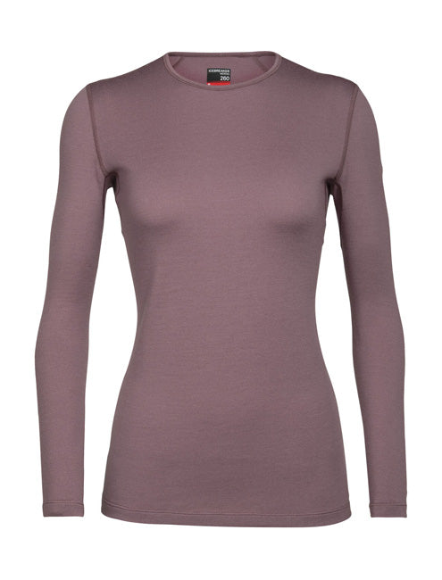 Icebreaker Women's 260 Tech LS Crewe Top CL 2023